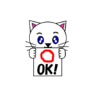 3匹のこねこ 1（文字なし)シロ・トラ・クロ（個別スタンプ：29）