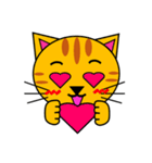 3匹のこねこ 1（文字なし)シロ・トラ・クロ（個別スタンプ：33）