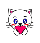 3匹のこねこ 1（文字なし)シロ・トラ・クロ（個別スタンプ：34）