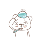 A Cute white bear（個別スタンプ：40）