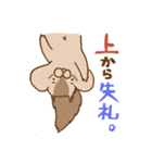 上からシマリス（個別スタンプ：1）