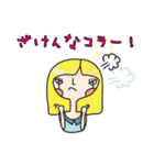 インディ女の子（個別スタンプ：16）