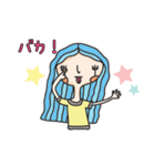 インディ女の子（個別スタンプ：24）