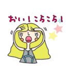 インディ女の子（個別スタンプ：36）