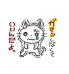 WHITE CAT！ LET'S PLAY！（個別スタンプ：21）