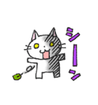 WHITE CAT！ LET'S PLAY！（個別スタンプ：25）