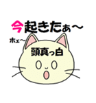 達者なねこ（個別スタンプ：3）