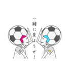 もう頭はサッカー（個別スタンプ：21）