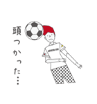 もう頭はサッカー（個別スタンプ：36）