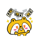 たぬ吉のハッピースタンプ（個別スタンプ：3）