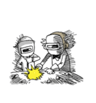 博士と助手。（個別スタンプ：19）