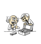 博士と助手。（個別スタンプ：27）