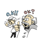 博士と助手。（個別スタンプ：31）