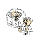 博士と助手。（個別スタンプ：38）