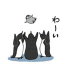 ペンギンのお気楽とり日記（個別スタンプ：15）