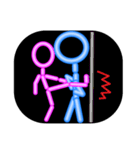 ネオン管の棒人間（個別スタンプ：10）