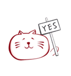 猫田さんといぬたろう（個別スタンプ：17）