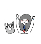 猫と女の子（個別スタンプ：23）