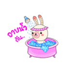 Chompoo Baby Bunny (thai)（個別スタンプ：14）