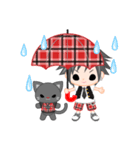 RED PLAID  boys -japanese-（個別スタンプ：5）