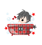 RED PLAID  boys -japanese-（個別スタンプ：13）