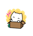 Me-Me cat ＆ Friend（個別スタンプ：3）