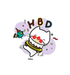 Me-Me cat ＆ Friend（個別スタンプ：4）