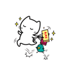 Me-Me cat ＆ Friend（個別スタンプ：14）