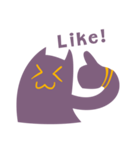 Purple Cat（個別スタンプ：13）