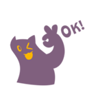 Purple Cat（個別スタンプ：15）