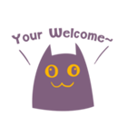 Purple Cat（個別スタンプ：32）