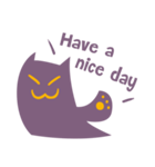 Purple Cat（個別スタンプ：38）