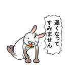 コミカルなうさぎ 会話編（個別スタンプ：20）