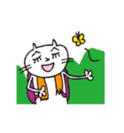 白ネコのコジロウ 2（個別スタンプ：35）
