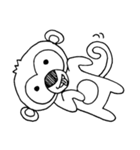 おさるのモキモキ（個別スタンプ：2）