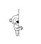 おさるのモキモキ（個別スタンプ：3）
