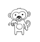 おさるのモキモキ（個別スタンプ：16）