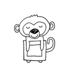 おさるのモキモキ（個別スタンプ：19）