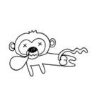 おさるのモキモキ（個別スタンプ：25）