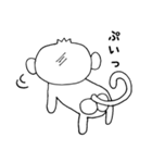おさるのモキモキ（個別スタンプ：28）