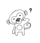 おさるのモキモキ（個別スタンプ：34）