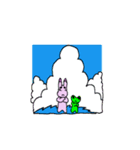 桃色のうさ助くん（個別スタンプ：26）