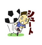 サッカーのうごき（個別スタンプ：4）