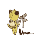 Curious leopard（個別スタンプ：27）