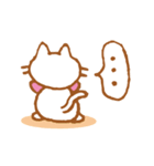 リボンねこ カップルスタンプ（個別スタンプ：5）