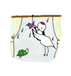 A crane and tortoise（個別スタンプ：27）