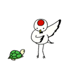 A crane and tortoise（個別スタンプ：31）