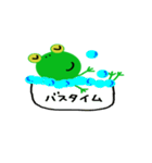 frog frog    カエルスタンプ（個別スタンプ：34）