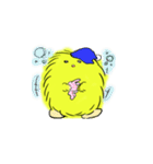 もじゃもじゃしようよ（個別スタンプ：35）