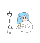 あざらしに乗った少女（個別スタンプ：10）